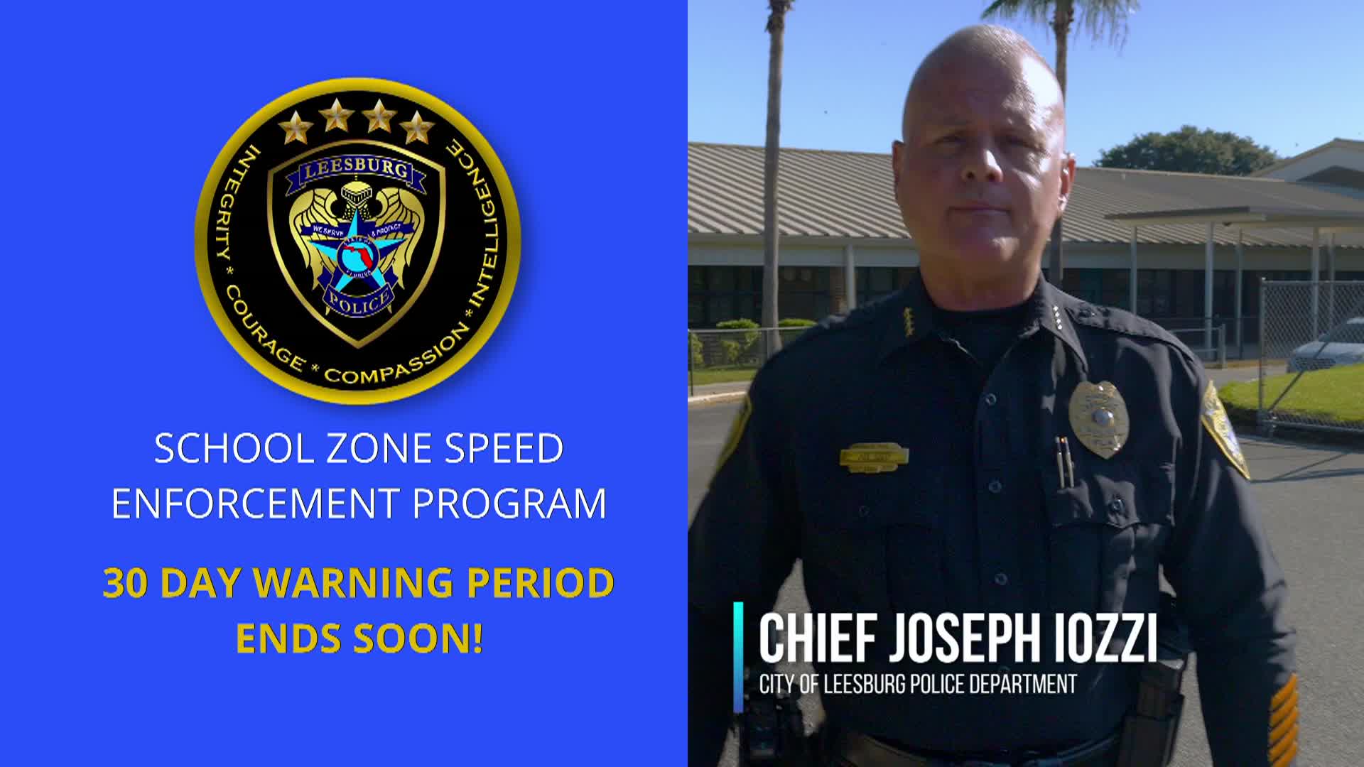 School Zone Speed Camera Warning Ends Soon